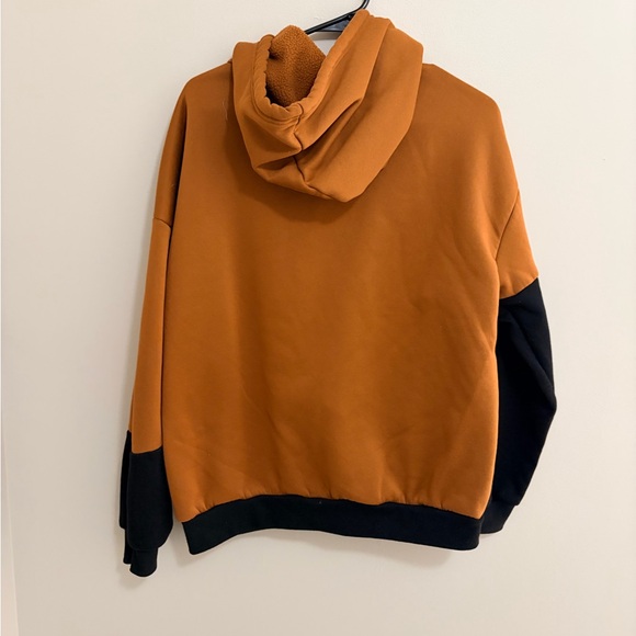 SHEIN Women’s XL Tan and Black Hoodie - Picture 4 of 4